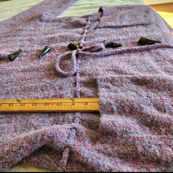NWT Loulou de la Falaise RARE Heavyweight Purple Knit Plus Size Cardigan 1X READ - Picture 7 of 11
